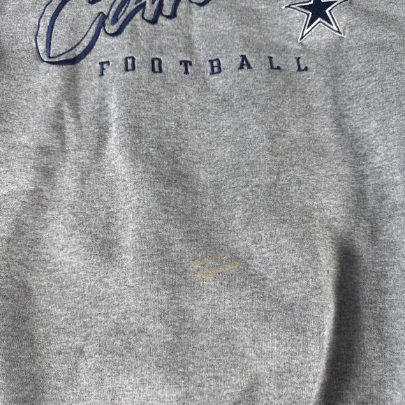 90’s Vintage Logo Athletic NFL Dallas Cowboys Crewneck Sweatshirt Size Large - Picture 8 of 8